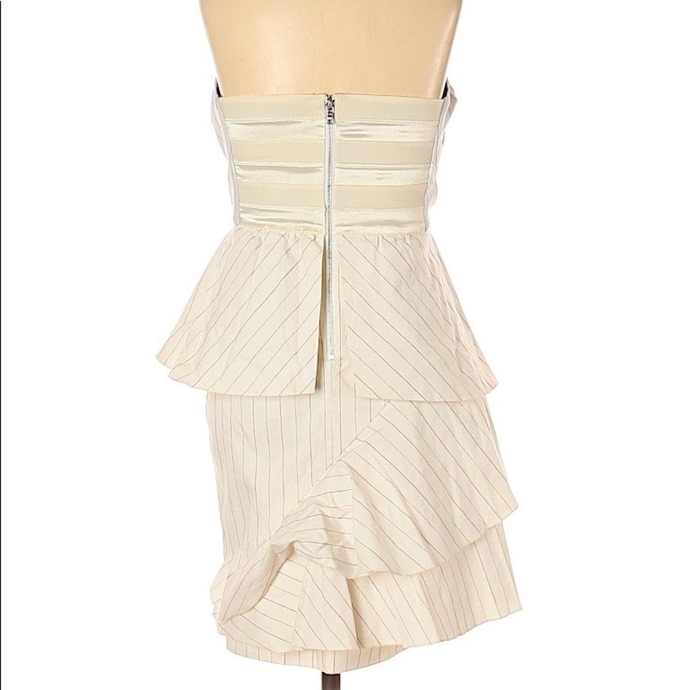 Alice + Olivia Strapless Tiered Ruffle Dress - Picture 2 of 8